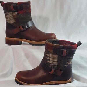 Woolrich Women's Leather and Wool Boots Size 7.5 WW1552-645 (see description)